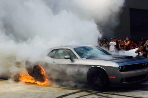 Video: Hellcat Reels In Seventh Gear On Lengthy Burnout